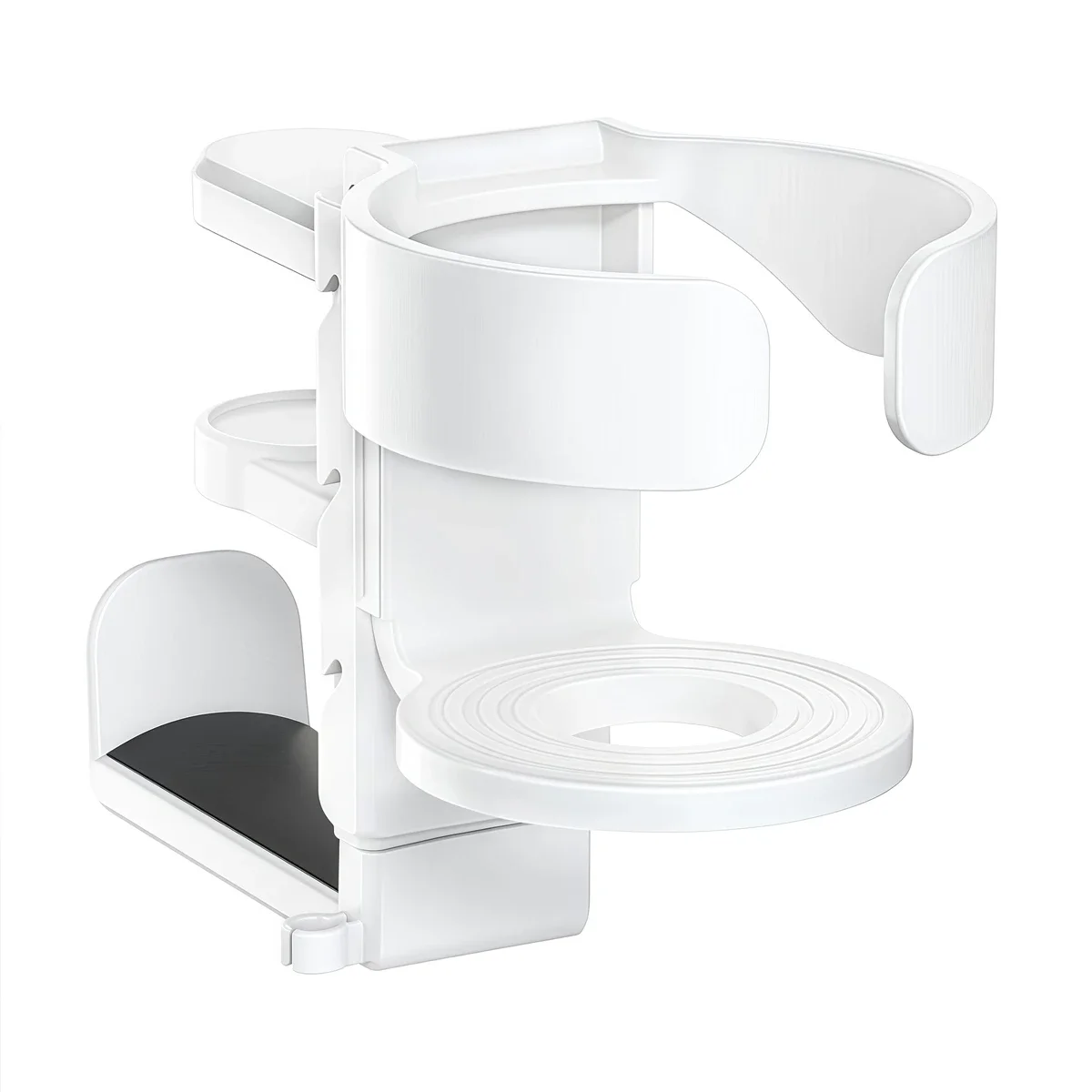 Adjustable Cup Holder For Desk Workspace Organizer Under Desk Clamp Easy Installation Efficient Organization Secure Grip