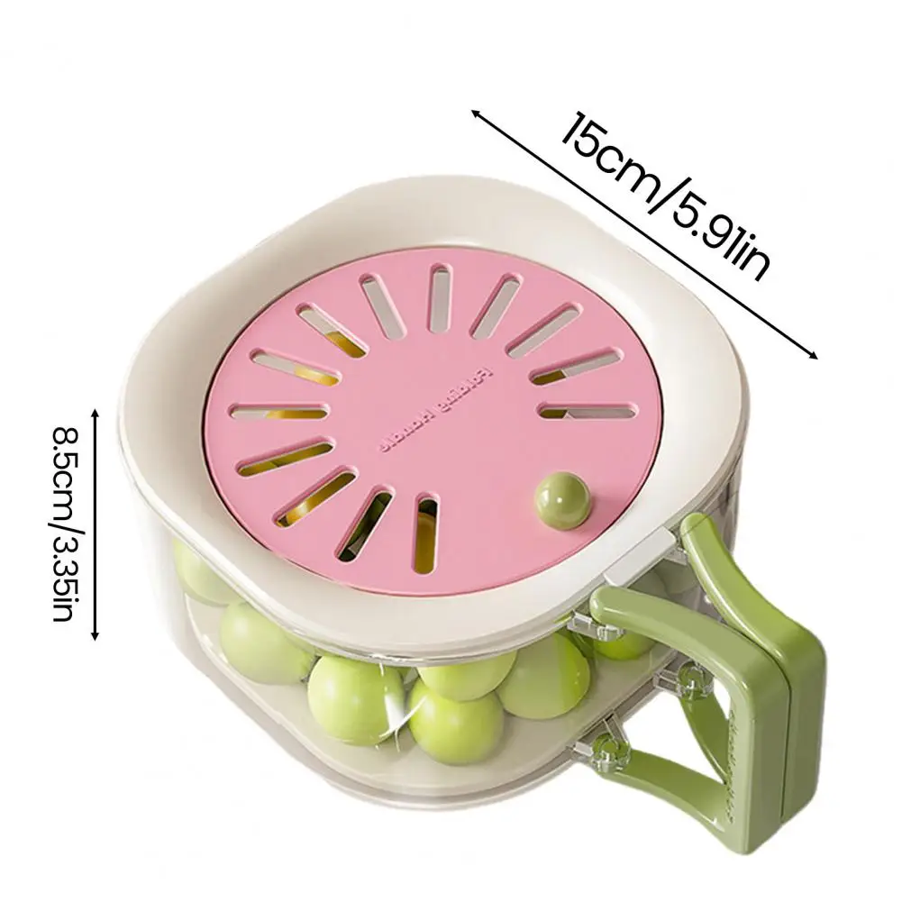 Rinse Strain Basket Foldable Handle Drain Basket 2-in-1 Kitchen Colander Strainer Fruit Vegetable Washing Storage Bowl with Wash