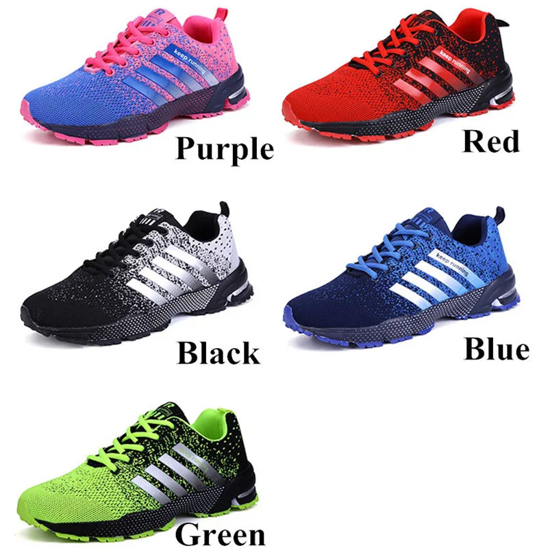 Womens Running Shoes Lightweight Breathable Massage Male Sneakers Outdoor Jogging Walking Athletic Training Footwears For Man