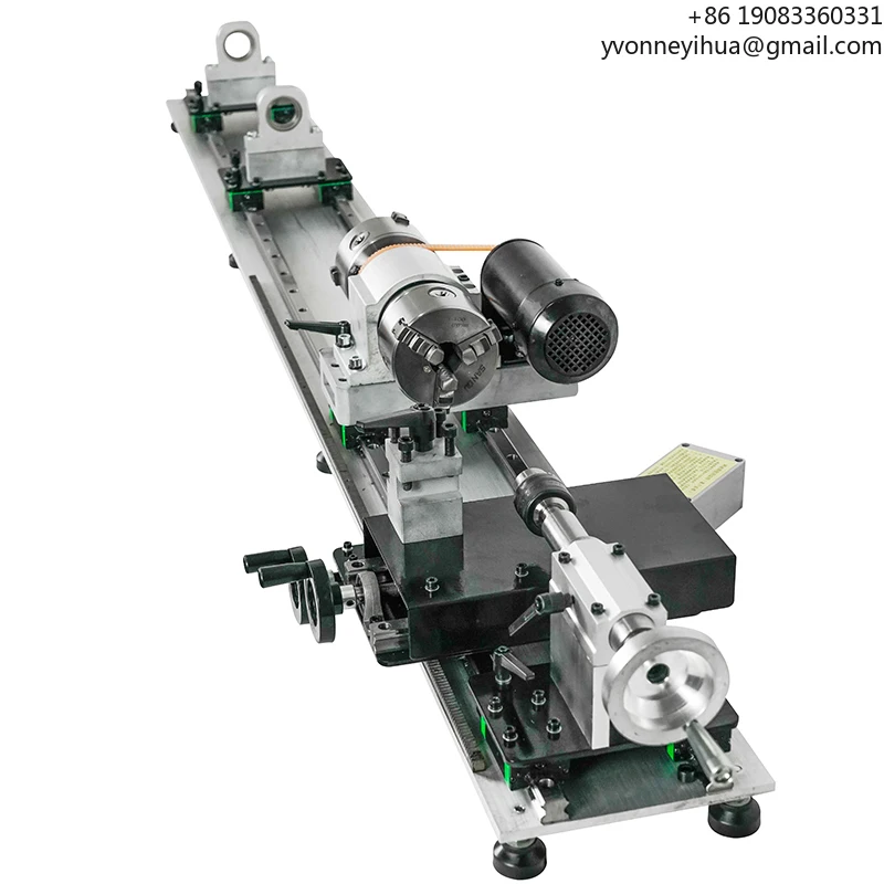 Professional Hot Sale FuSai FS-7075C Double Chuck Aluminum Plate Base Billiard Cue Lathe Machine Pool Cue Repairing Machine