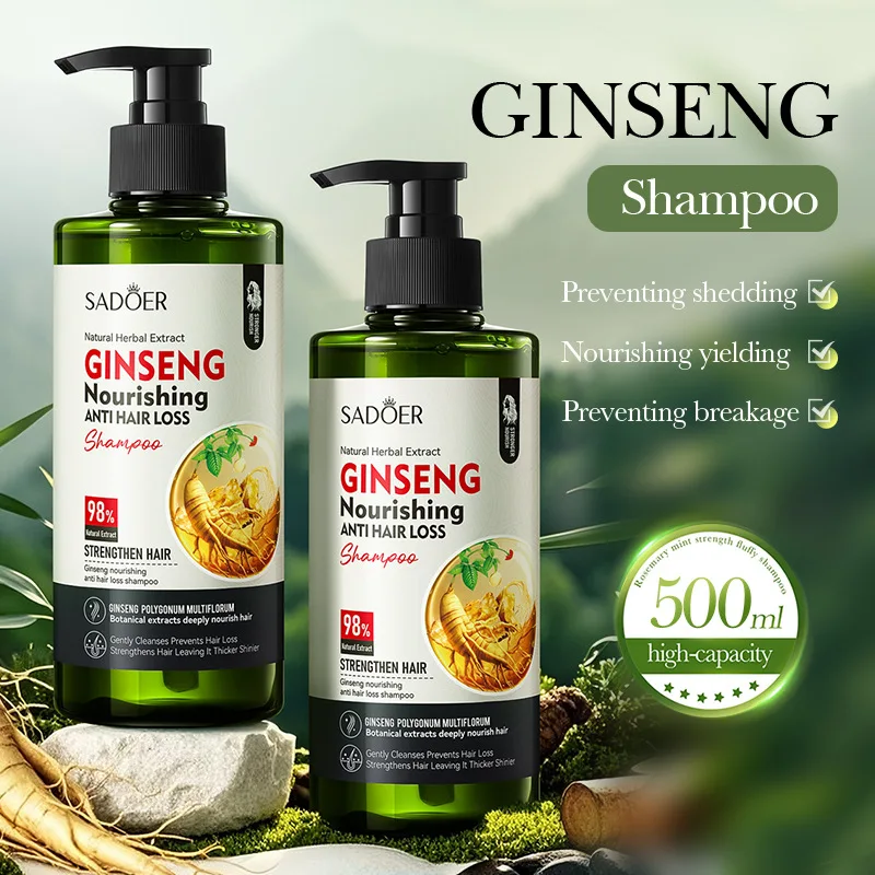 Champú nutritivo contra la caspa de Polygonum multiflorum que nutre eficazmente el cabello, elimina la caspa, alivia la picazón y controla la grasa.