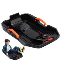Winter Snow Sled Snow Grass Sand Sledge Toboggan Pull Rope Board Flexible Snowboard Sled Skiing Pad Sledge Outdoor Sports
