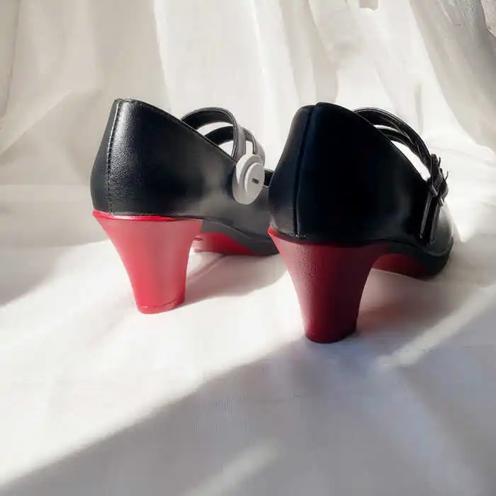 Red Bot ark Girl Cosplay oes Hoge Hak Meid Prop voor Vrouwen Game Karakter Kostuum Accessoires Konijn Saus Merk