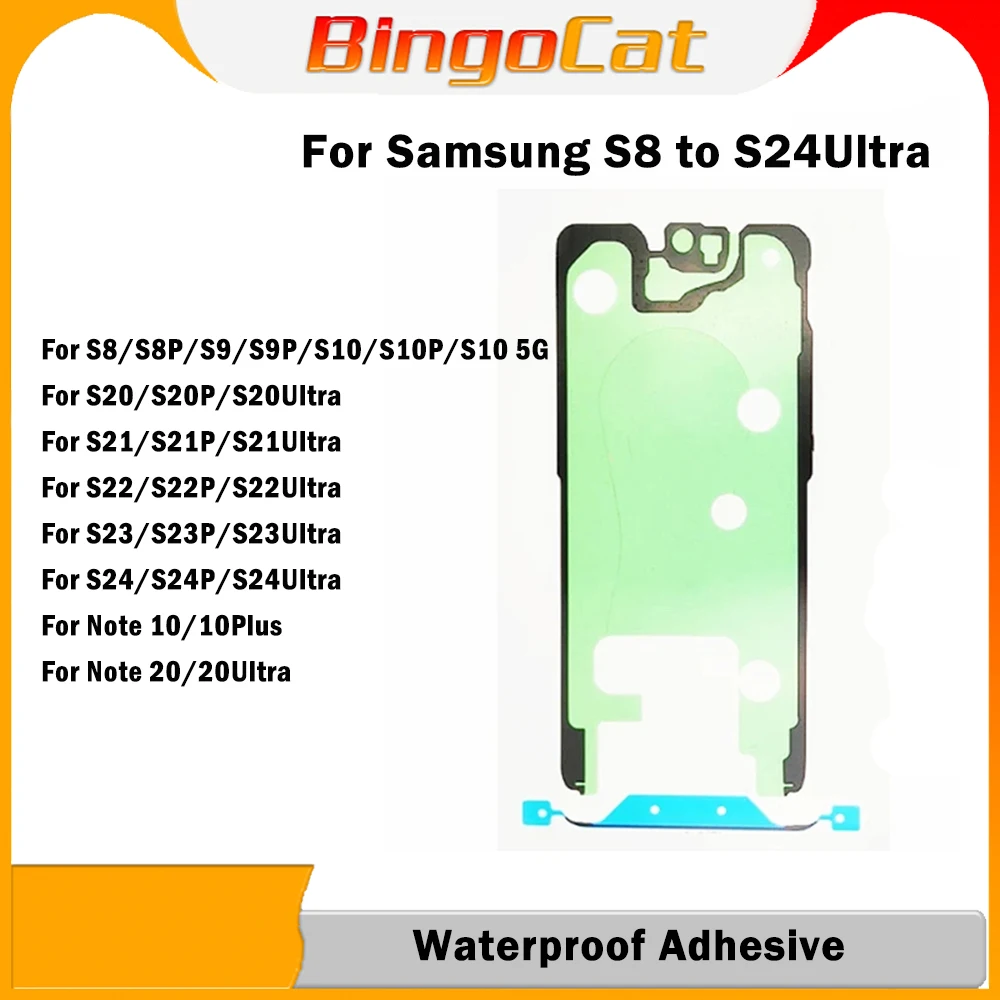 20pc LCD Frame Glue For Samsung Galaxy S24 S20 S21 Plus Note20 S22 S23 Ultra Note10 Front Bezel Adhesive Sticker Tape