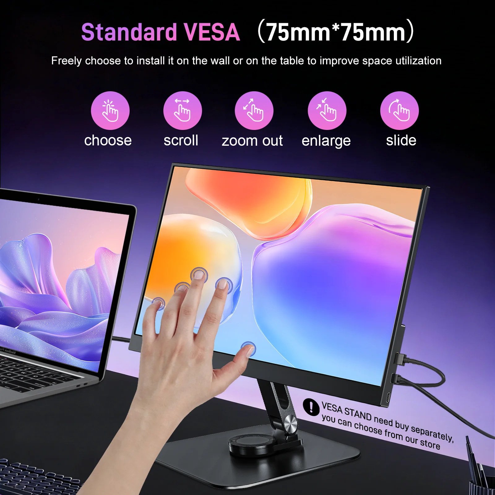 FORZOLA 2K OLED Touch Monitor  - огляд і ціна Pc Gaming Ps5