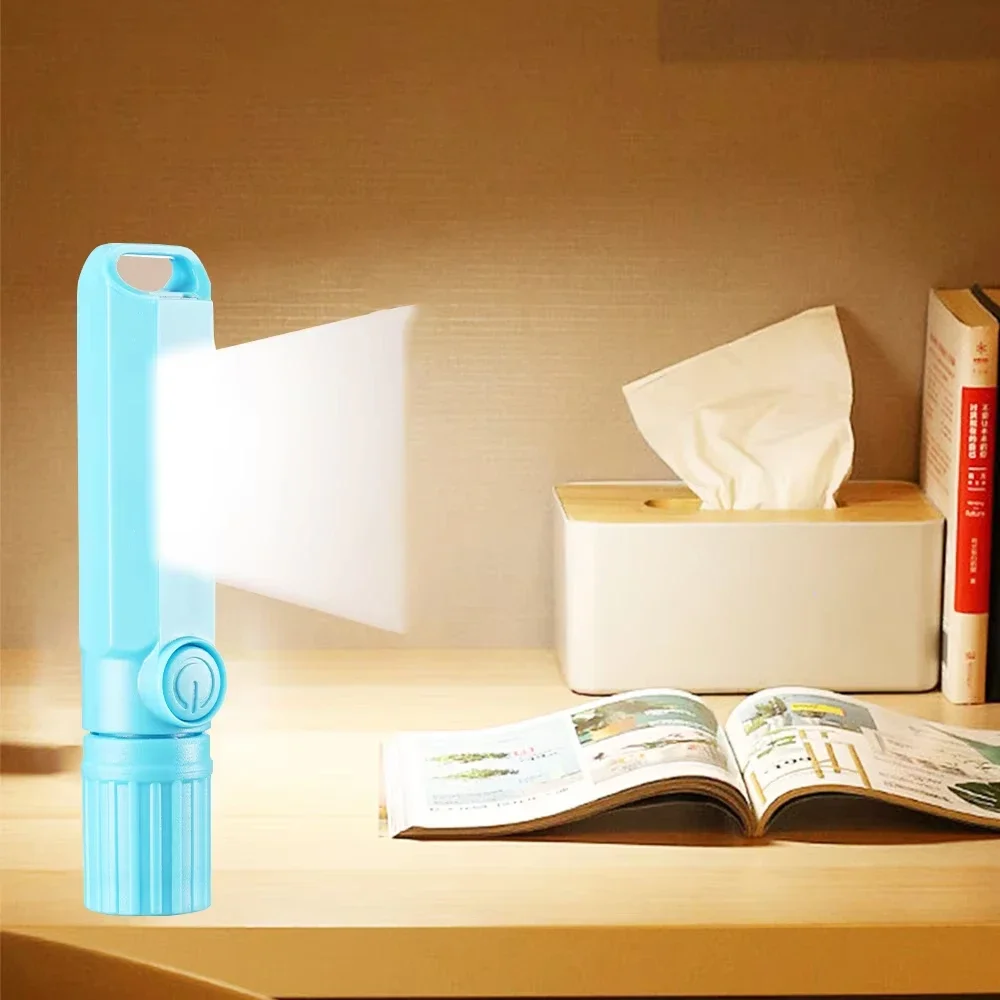 Portable Strong Light LED Flashlight Telescopic Zoom 4 Lighting Modes Working Light Type-c Rechargeable Outdoor Camping Light