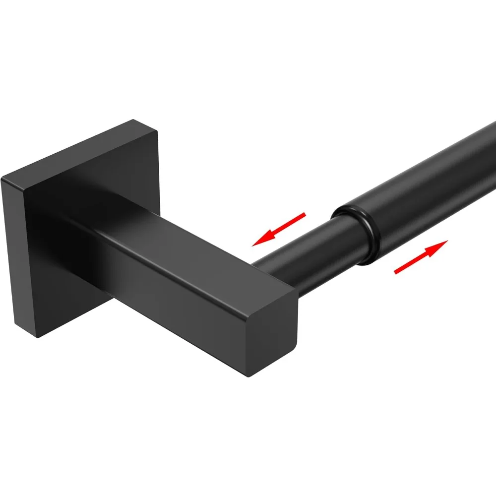 

Регулируемая вешалка для полотенец, вешалка для полотенец 14,4–25,2 дюйма, настенное крепление для ванной комнаты, держатель для полотенец для кухни, вешалка для полотенец SUS 304