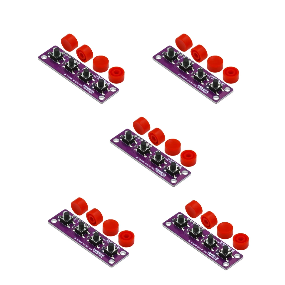 Picture 4: Touch four button switch module compatible with Arduino development board sensor Raspberry PI 51 MCU suite