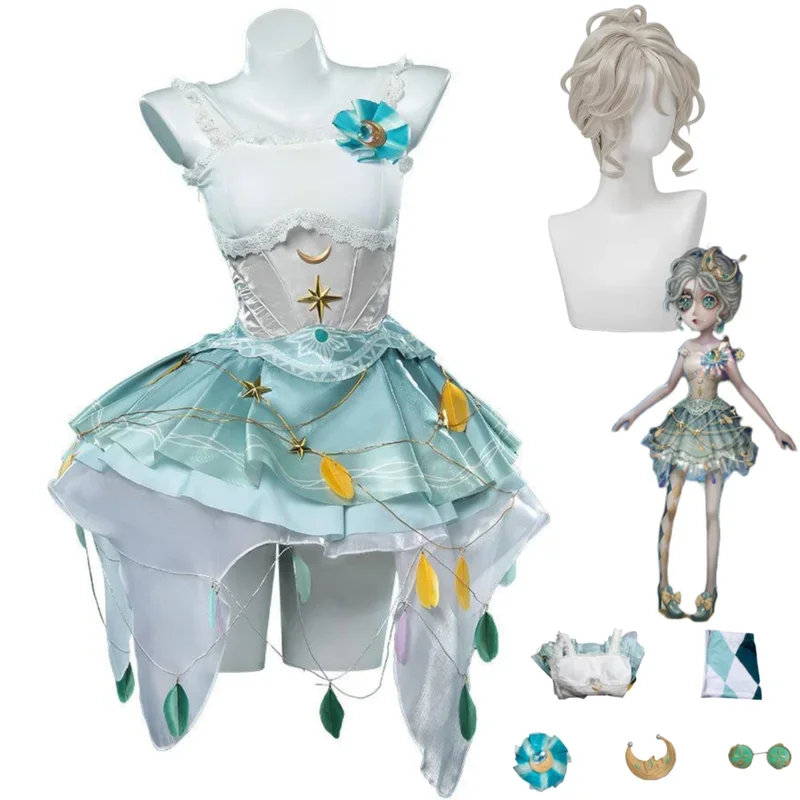 

FC6Game Identity Ⅴ Margaretha Zelle Cosplay Costume Female Dancer Wandering Moonlight Dress Uniform Wig Woman Sexy Cute Par @ FC