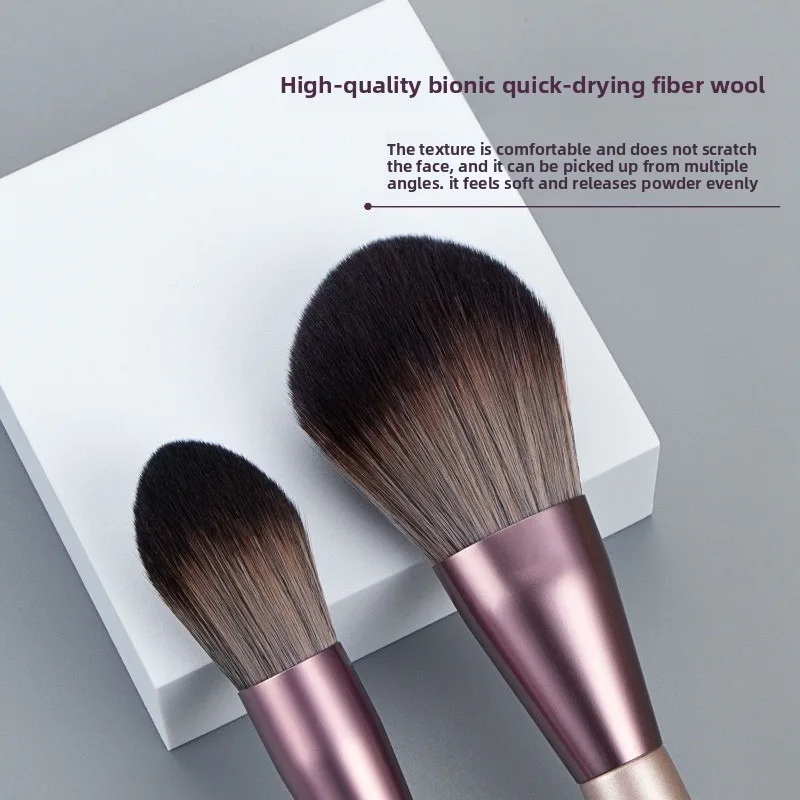 12 Small Grapes Makeup Brush Set Soft Hair No Sticking Face Powder Powder Blusher Brush Foundation Make-up Full Set Beauty Tools