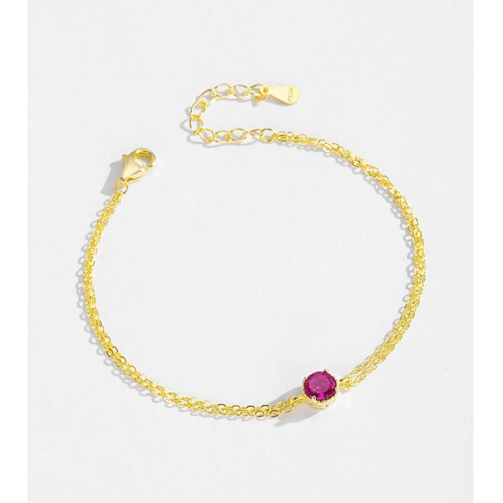 심플한 5mm 라운드 고탄소 다이아몬드 여성용 팔찌-웨딩 약혼 조절 가능한 뱅글 및 기념일 주얼리 선물