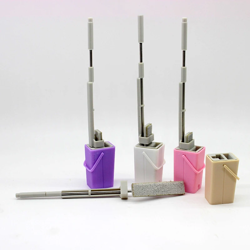 1 Buah 1:12 Rumah Boneka Miniatur Alat Pel Mini Alat Pembersih Dekorasi Furnitur Mainan Anak-anak Bermain Peran Aksesori Rumah Boneka