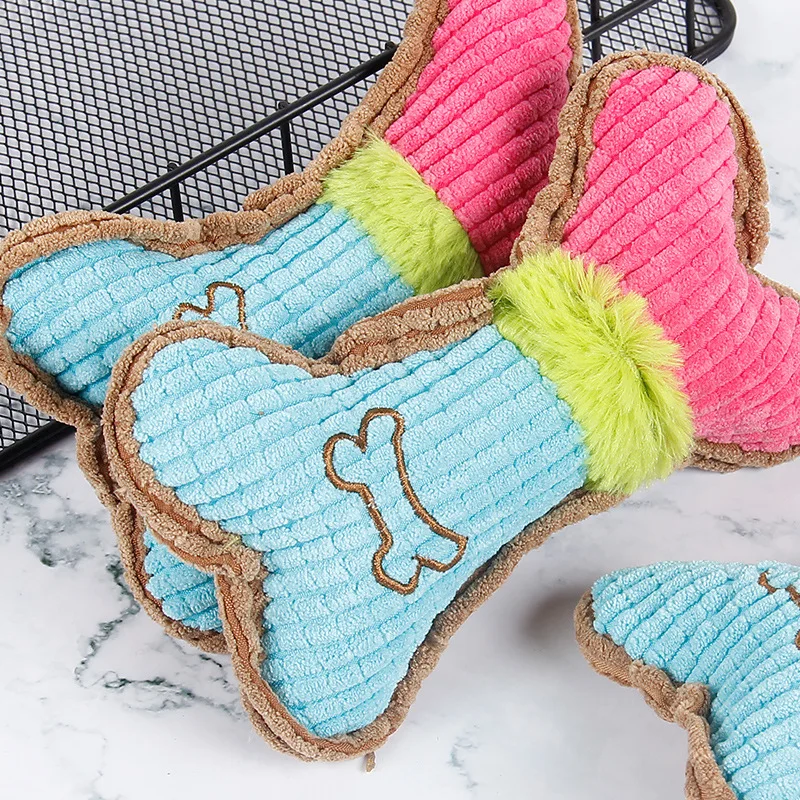 Toys, Plush Dogs Chew Toy for Small Medium Breed Puppy Teething Chewing Aggressive Interactive Birthday Gifts image 3