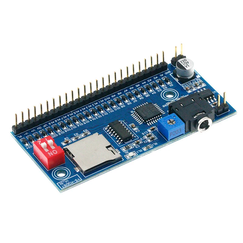 1~500Pcs Voice Playback Module MP3 Triggers Playback Once Microcontroller DIY Controls Prompt Player M3D5T Wholesale