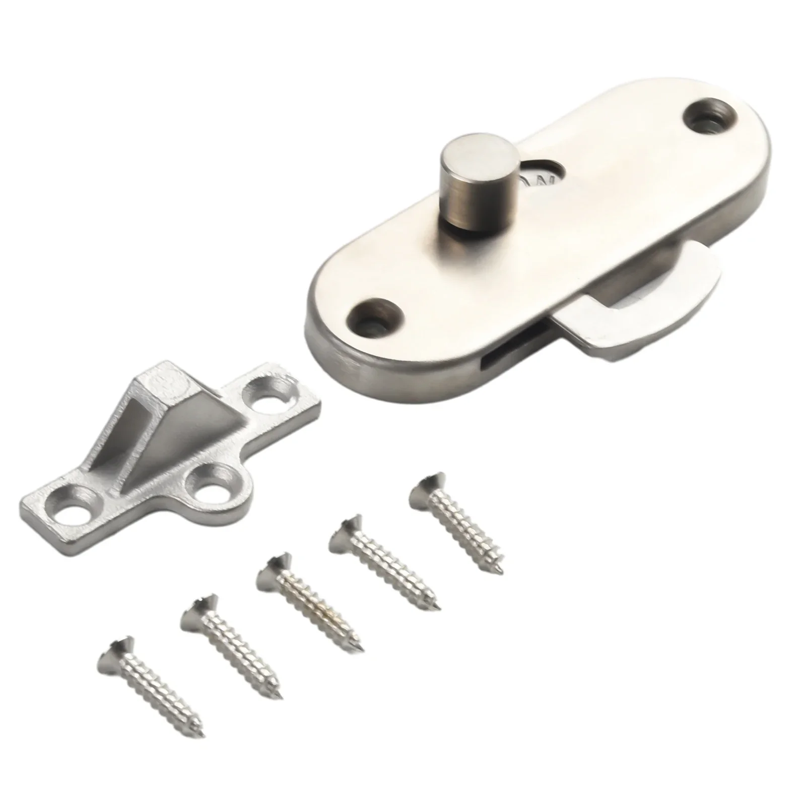 Lock Buckle Lock Lock A-type Latches Brushed Easy To Install Moving Door Professional Right Angle Stainless Steel