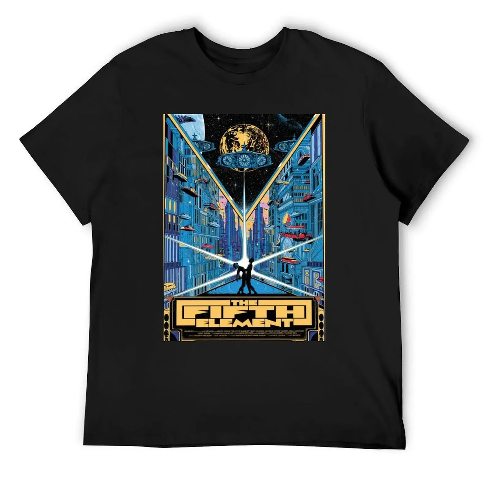 VINTAGE THE FIFTH ELEMENT POSTER T-Shirt sublime vintage t shirts blacks essential t shirt black t-shirts for men