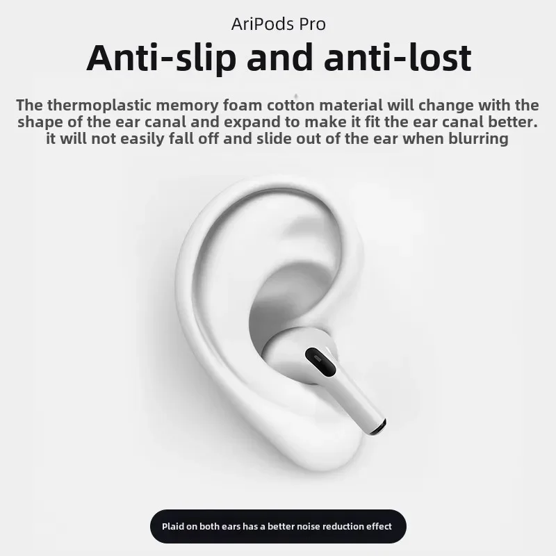 سدادات أذن من رغوة الذاكرة SML أطراف أذن لأجهزة AirPods Pro سماعات أذن إسفنجية لأجهزة Apple AirPods Pro2 استبدال سماعات أذن مريحة