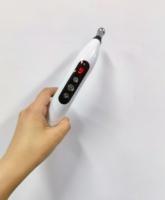 Electronic Acupuncture Pen Back Pain Relief Massage Point Laser Meridian Energy Pen Facial Accupunture Pen Rechargeable 5/3 Head