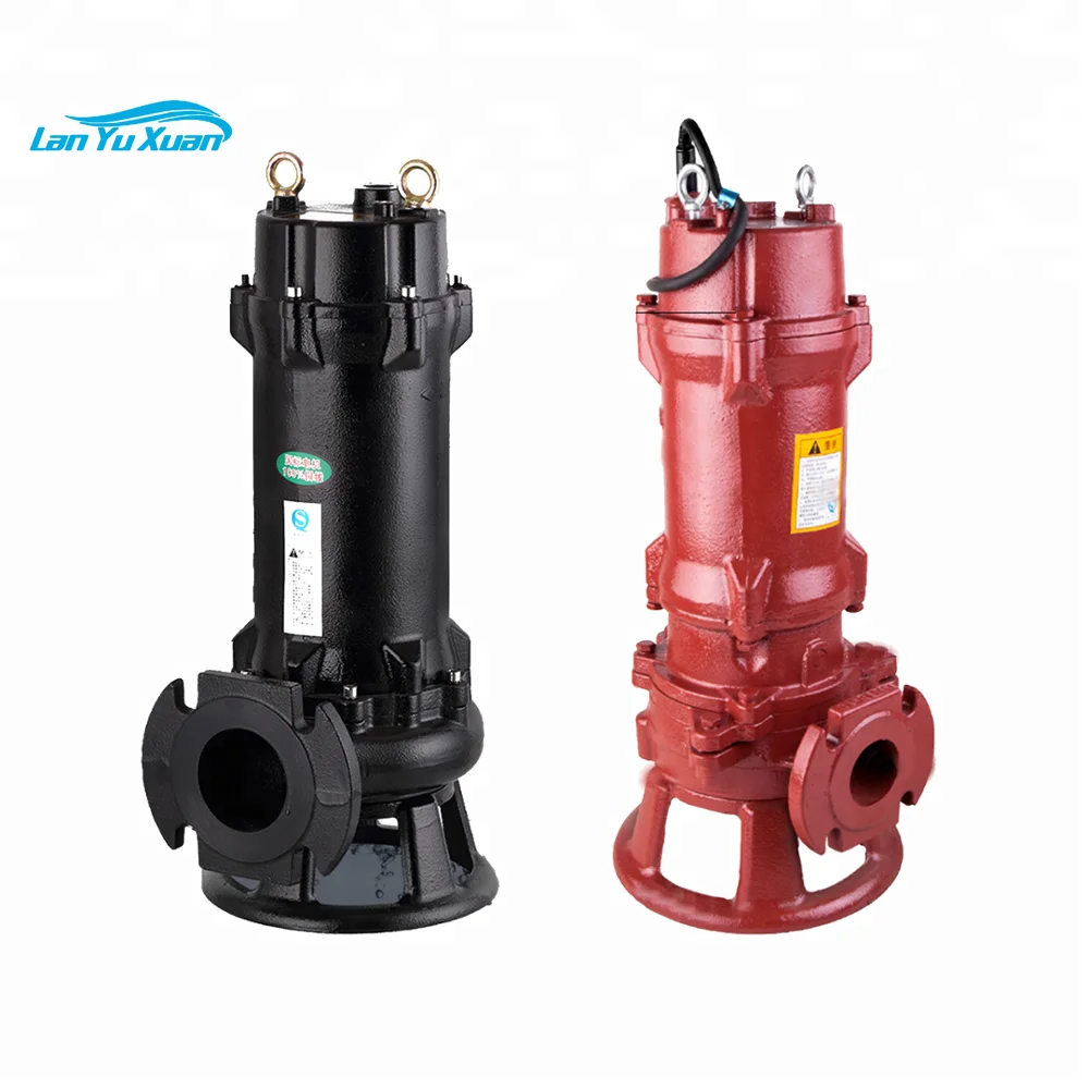 High lift with cutting submersible sewage pump