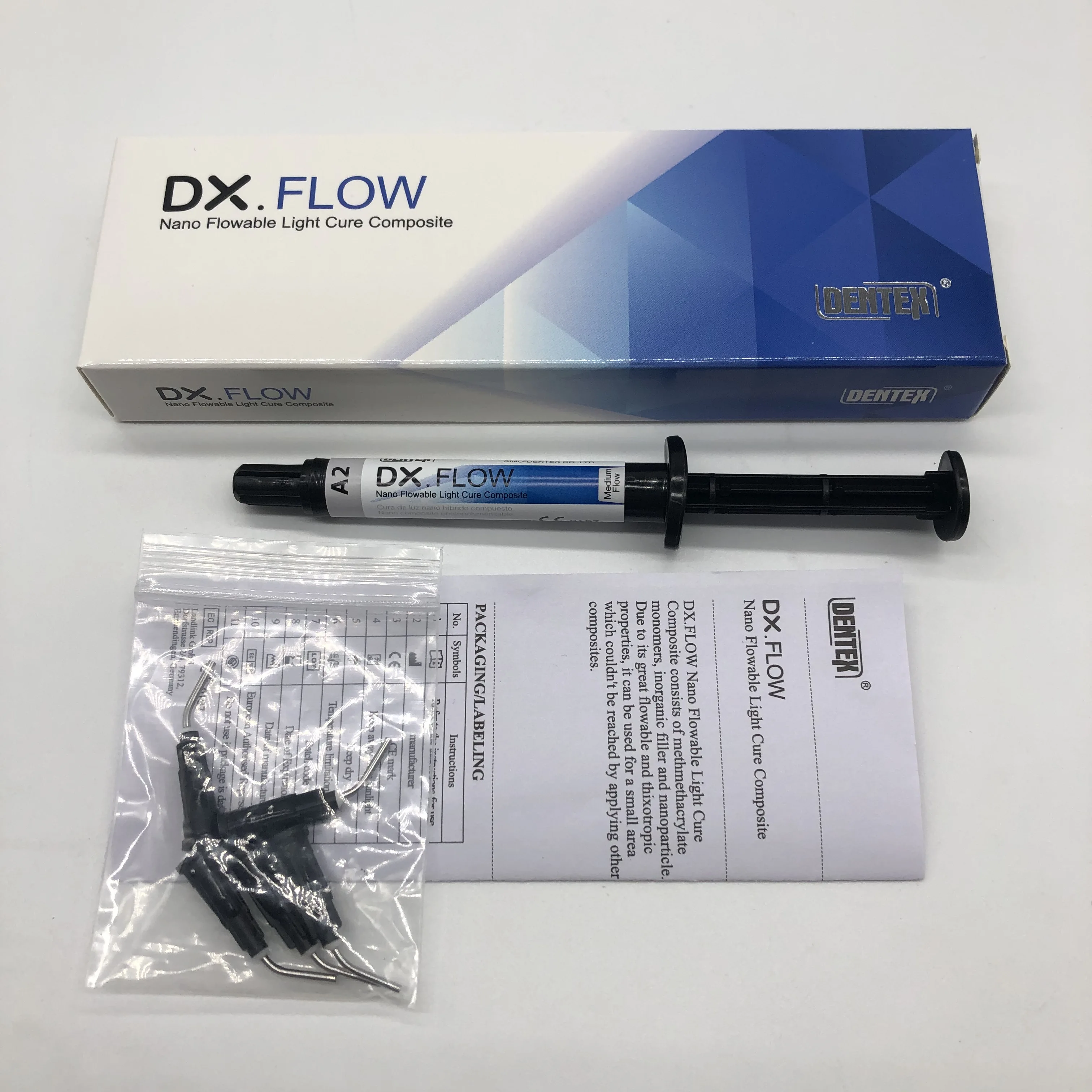 Dentex DX.FLOW مركب أسنان عالي ومتوسط ومنخفض التدفق 3 جرام/قطعة #5