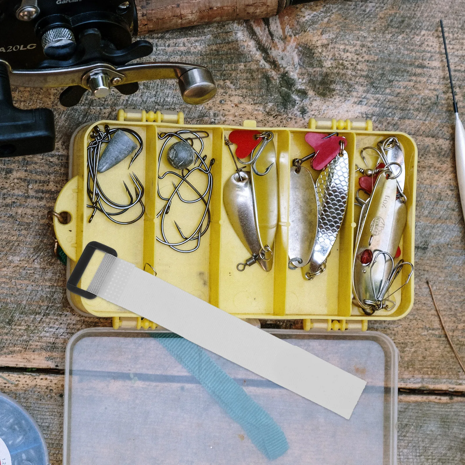 

30Pcs Fishing Rod Straps Adjustable Nylon Carrier for Fishing Accessories Organize Rods Gear Badminton