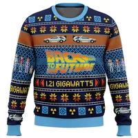 Si eres de jerseys navideños feos, este de El Regreso al Futuro es casi imprescindible