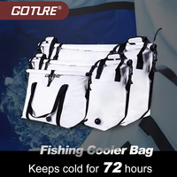 Goture Tuna Insulated Large Cooler Fish Kill Bag Leakproof Flat Bottom Bag Portable Waterproof Keep Ice Cold More Than 72 Hours