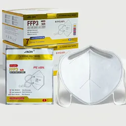 FFP3 CE KN95 Máscara protetora para adultos, FFP2 Máscara bucal, 5 camadas de filtro, respirador de poeira, segurança