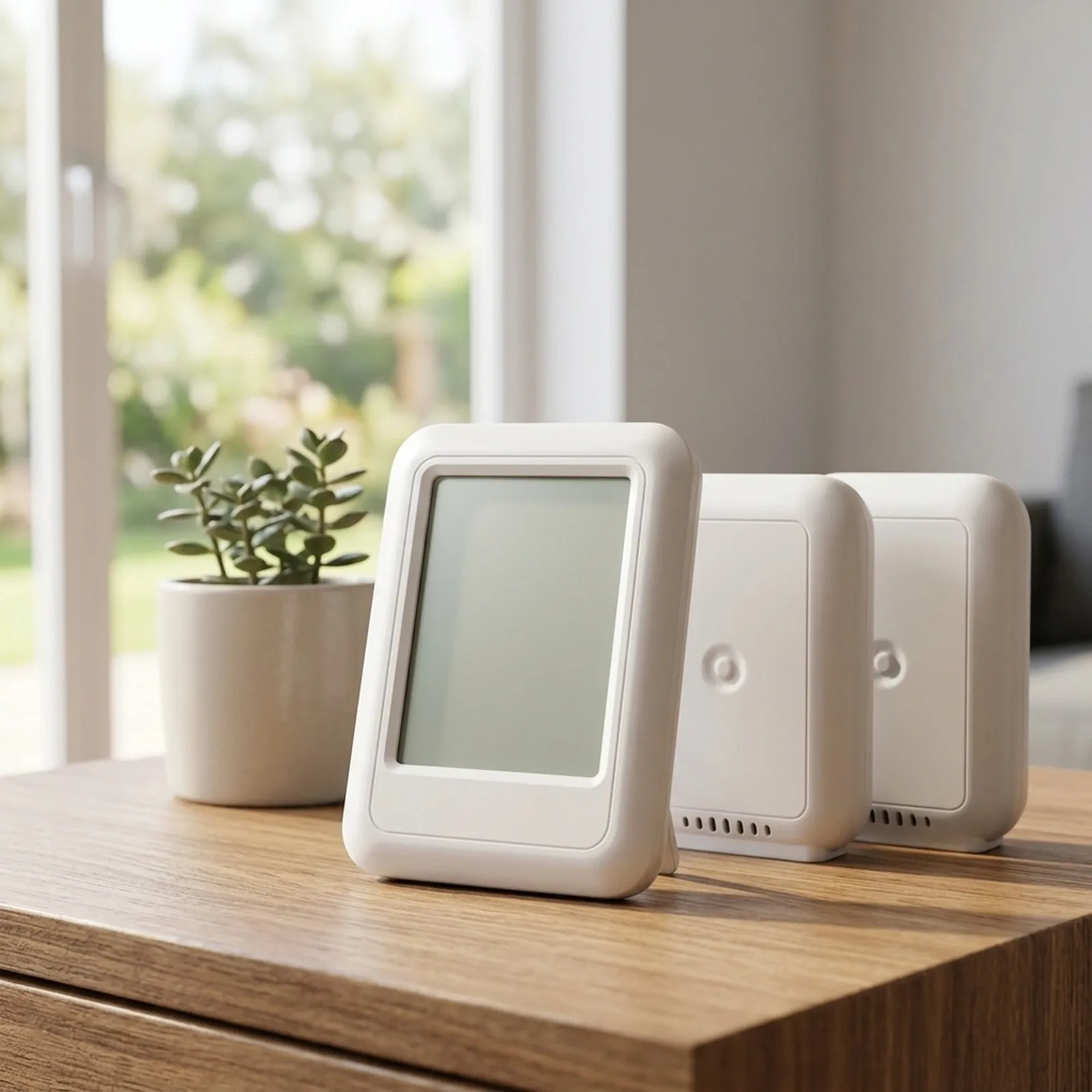 2pcs Wireless Thermometer Hygrometer Indoor Outdoor Temperature Humidity Meter For Greenhouse Home Garden Monitoring Device