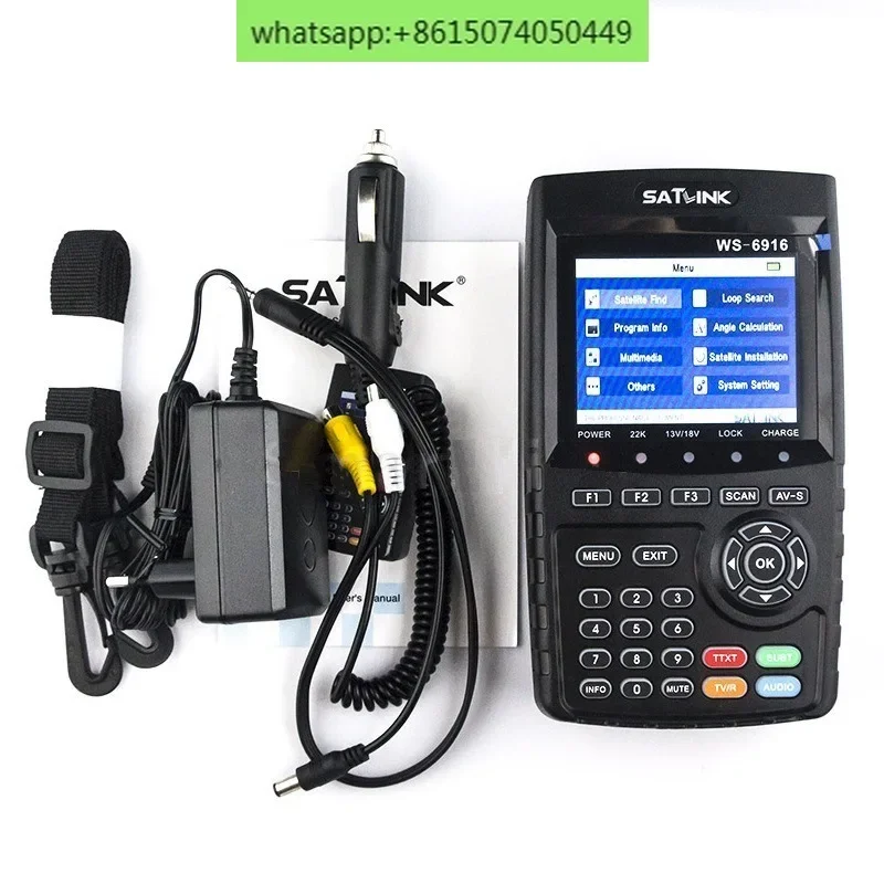Satlink WS-6916 dvb-S2 مكتشف الأقمار الصناعية 6933 عالي الوضوح