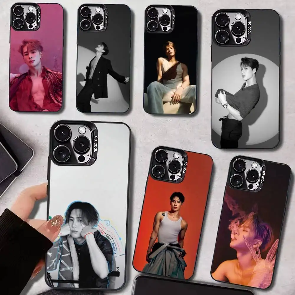 

Singer J-Jackson P.Jack W-Wang Phone Case For iPhone17,16,15,14,13,12,11 Plus,Pro Max Black Candy Matte Shockproof Cover