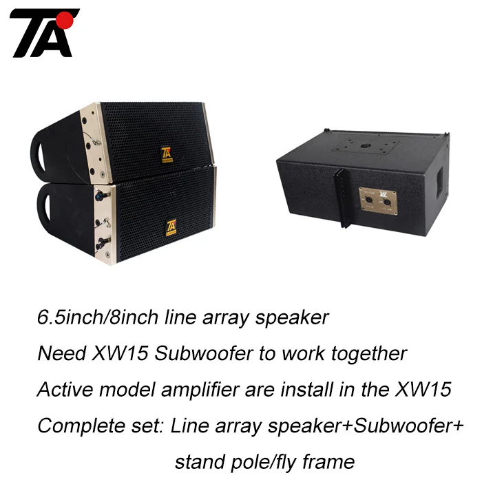 Top Verkauf 8 zoll Mini Line Array Leere Box Sound System Professionelle Lautsprecher