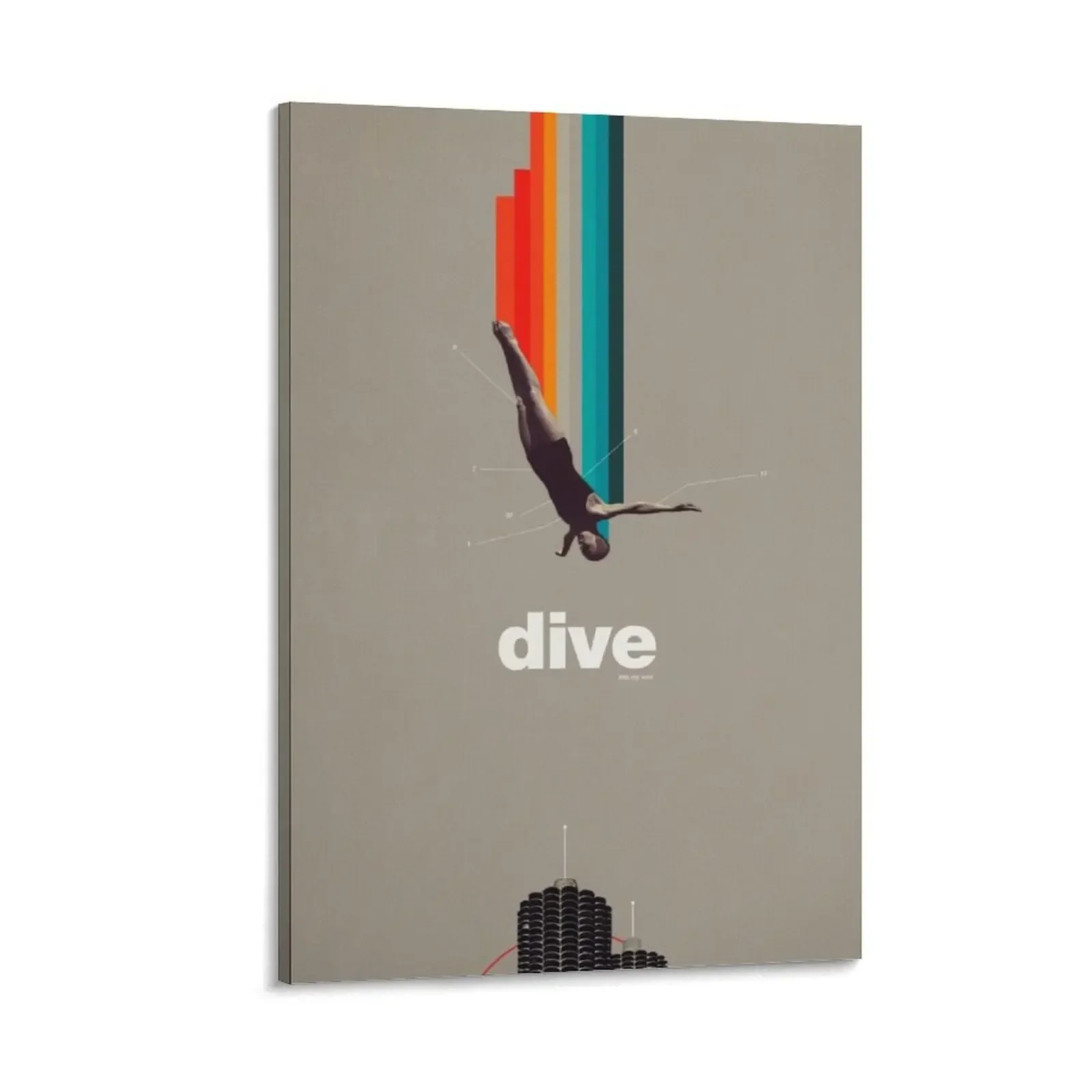 

Dive Into My Soul Canvas Painting modern home decoration Decorative paintings photos for living room Wall posters