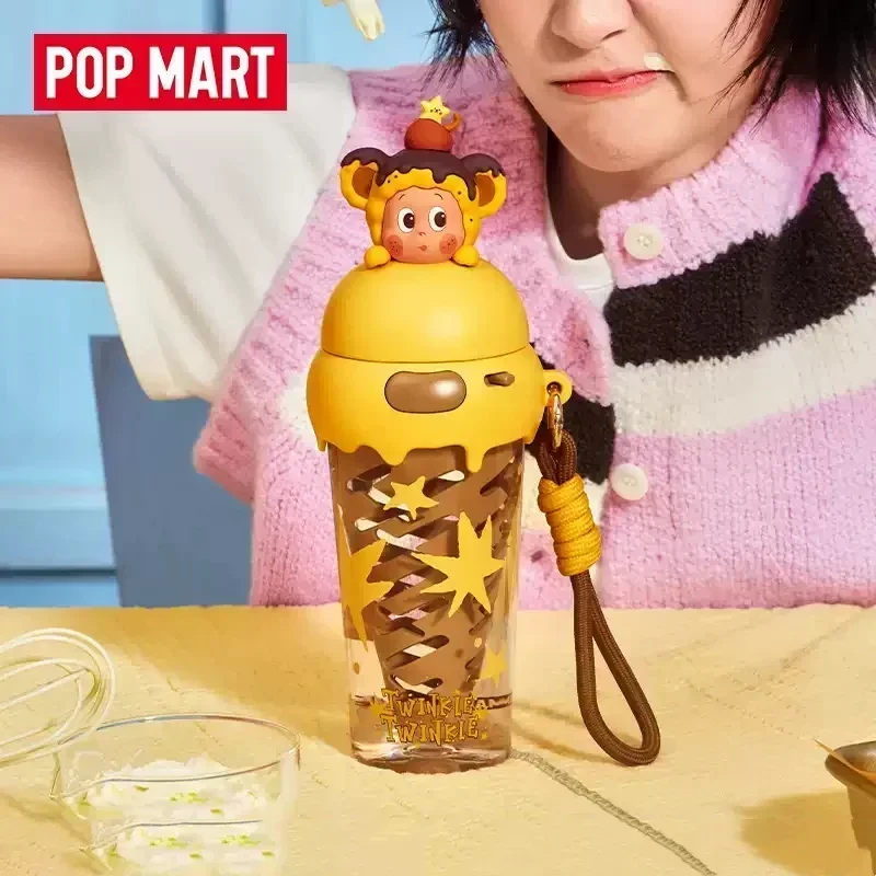 POP MART Twinkle Twinkle Savor the Moment Serie Kawaii Ornamente Figuren mit begleitender Tasse Blind Box Mystery Home Decor