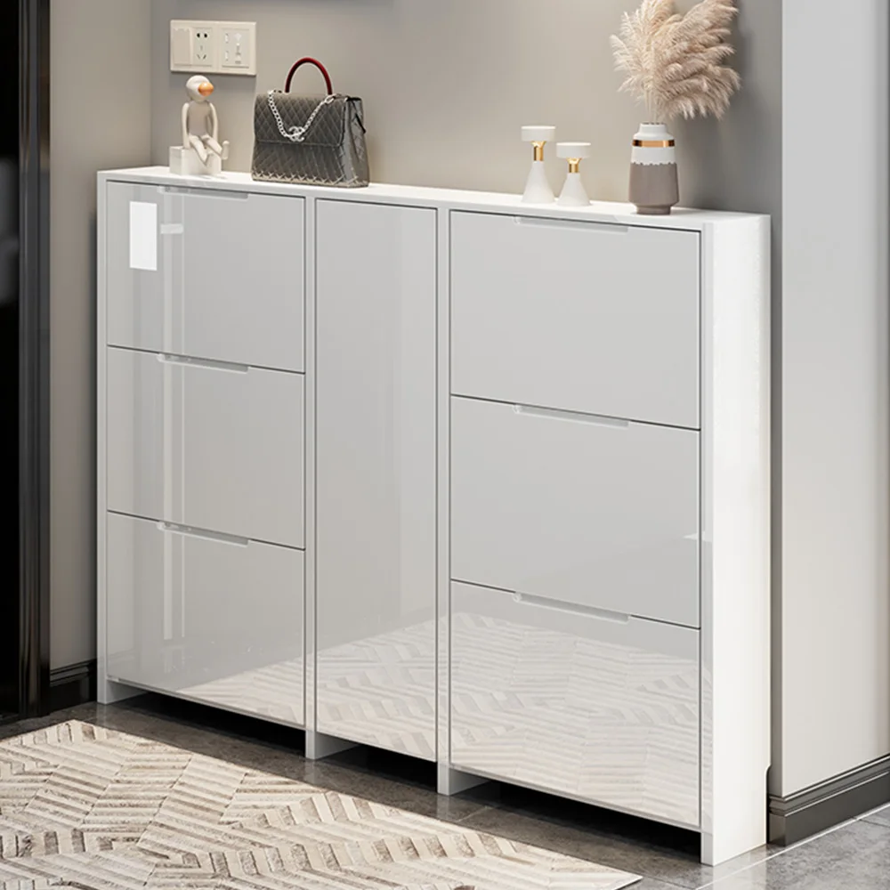 Porch Cabinet Balcony Heighten Shoe Cabinet Storage Simple Classified Locker Entrance Shoe Rack
