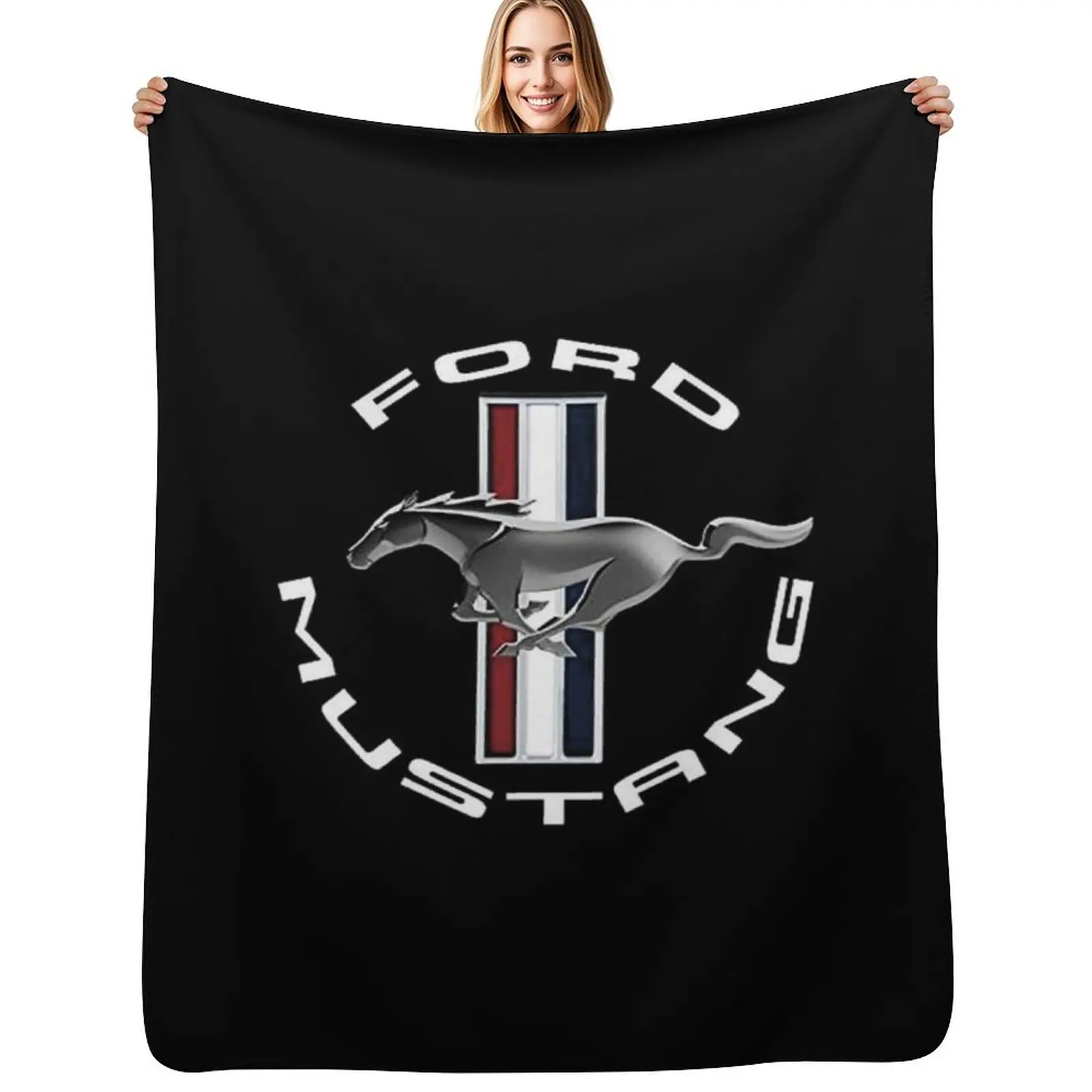 

around the horse Throw Blanket Furrys Sofa Hairy warm winter Blankets