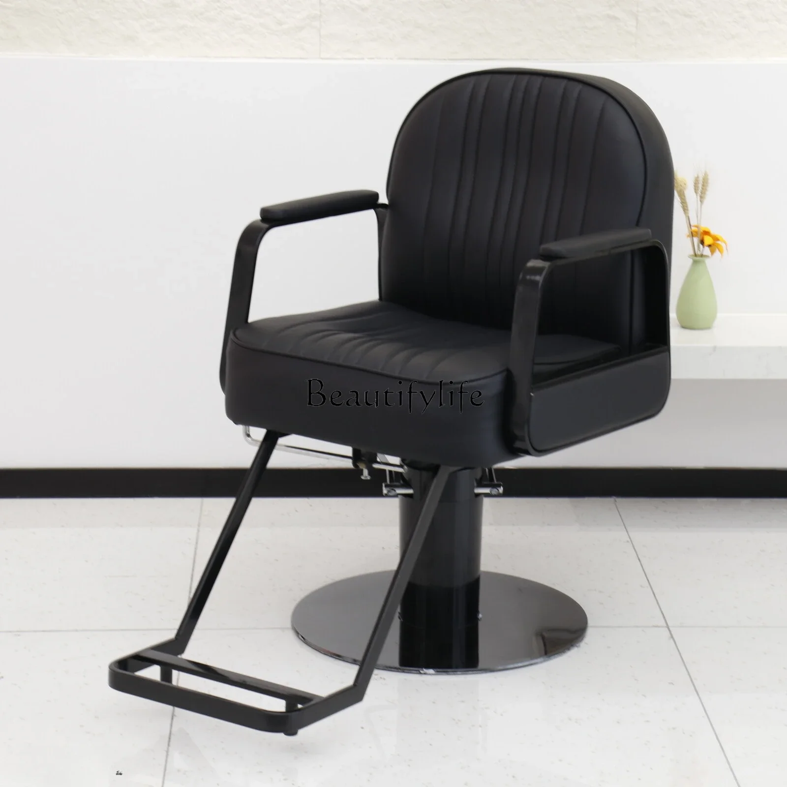 Fashion Barber Shop Hair Salon Chair Lifting Rotating Fashion Barber Shop Hair Salon Hair Cutting Chair