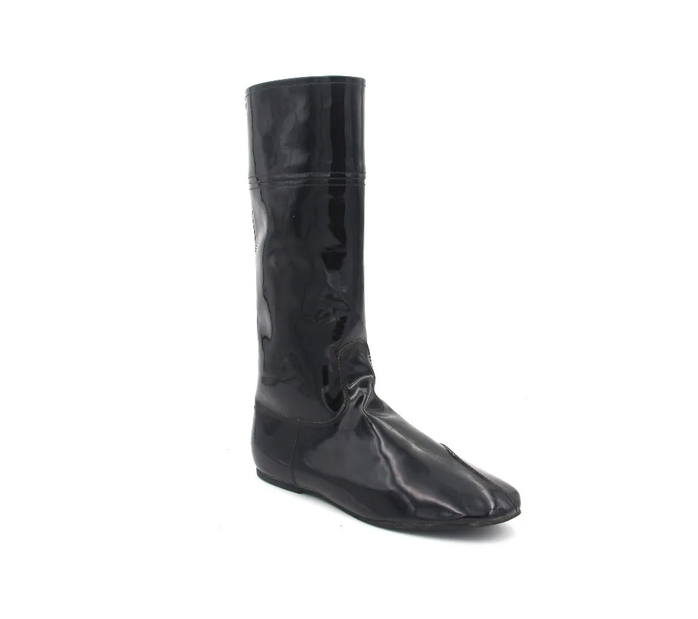 Aoud Saddley Horse Riding Boots Patent Leather Dressage boots Equestrian Boots High Quality Back Zipper Shoes Unisex