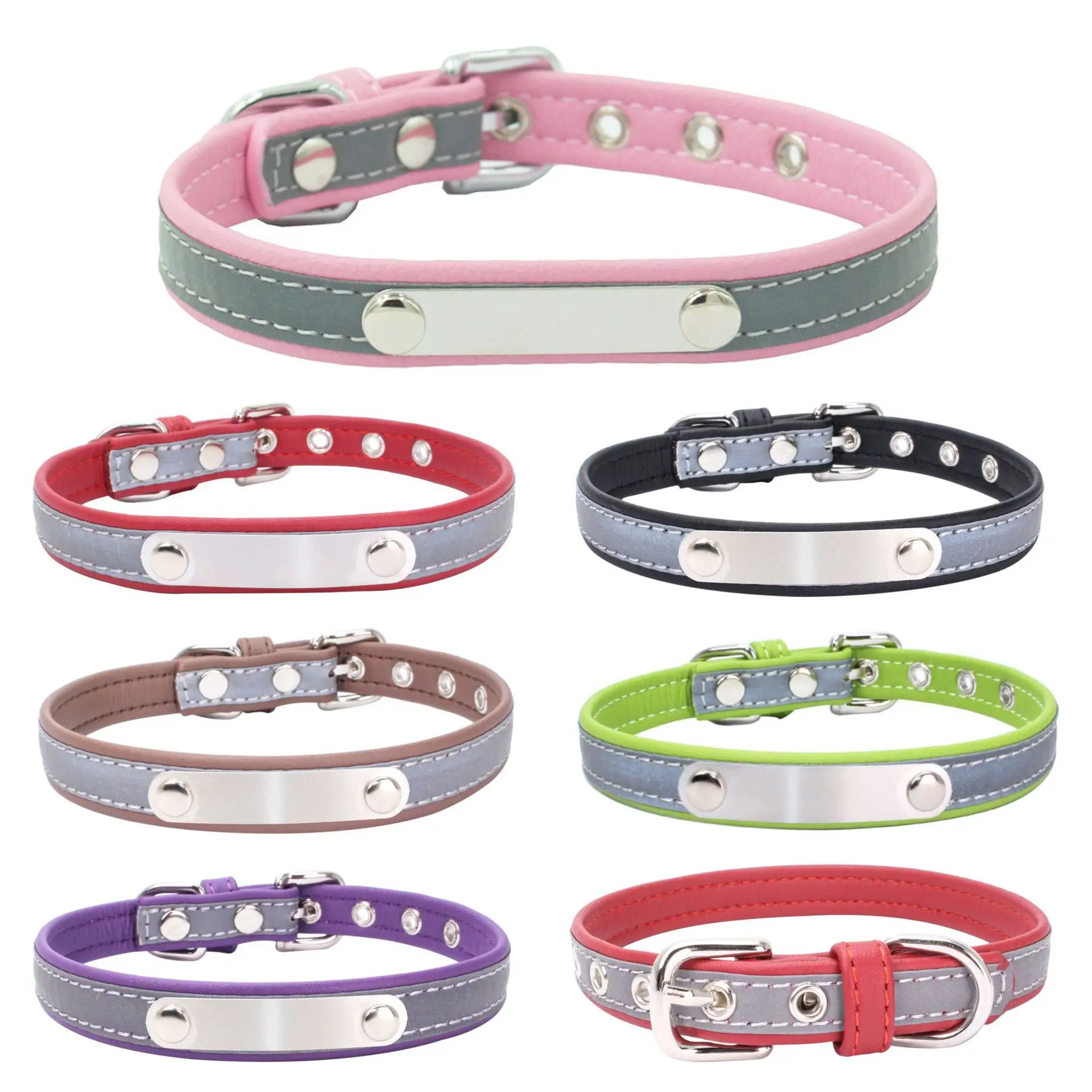 

Custom Engraving Available Dog Accessories Dog Rivet Collar for Dogs Supplies PCL-R-7602