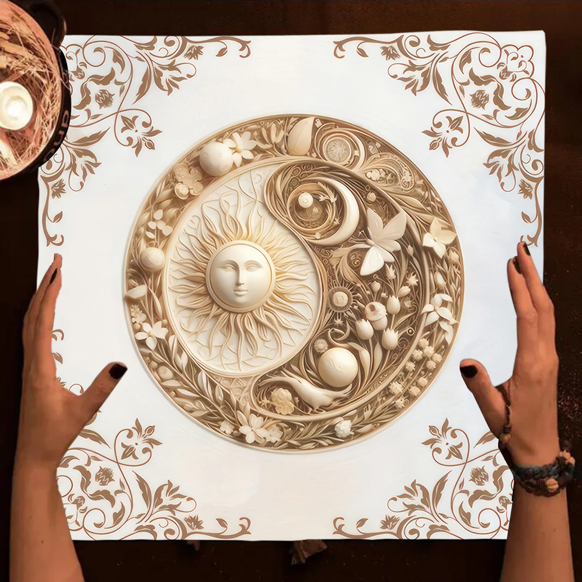 Tarot Clothes for Table Tarot Cloth Astrology European Tablecloth Witchcraft Divination Cover Reading Mat Spread 128