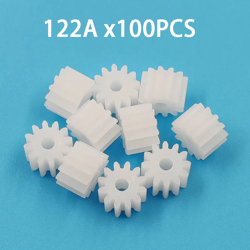 122A 122.5A 0.5M Pinion 12 Tooth POM Plastic Gears DIY Model Toy Fittings Parts