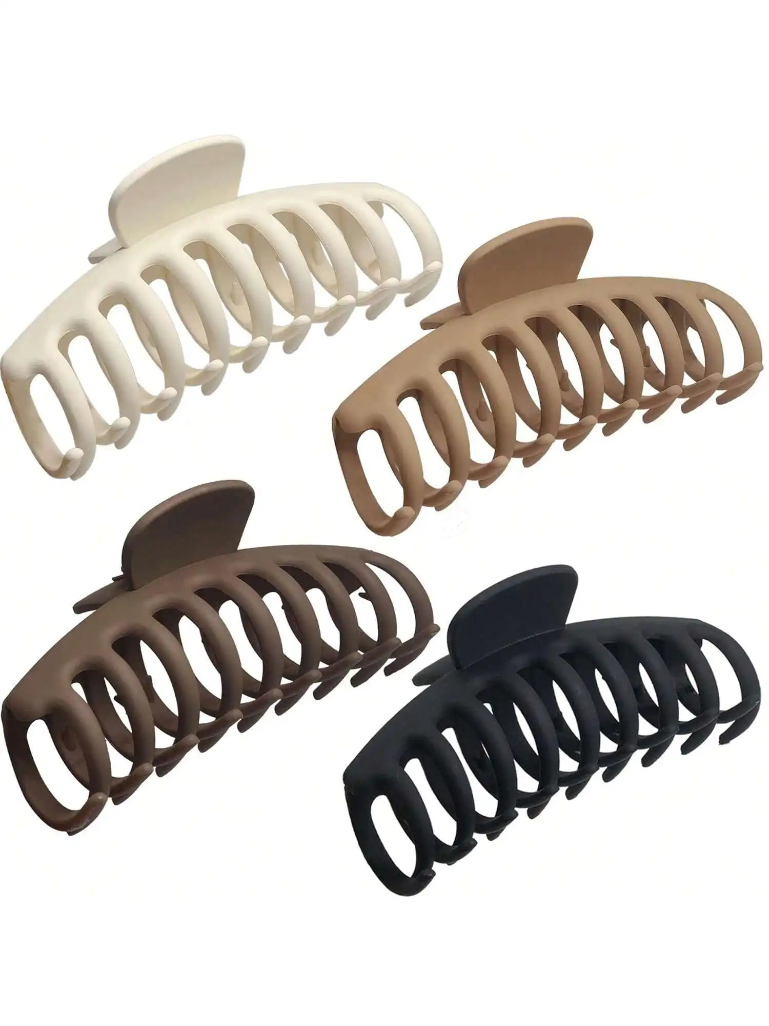 4 Stuks Meerkleurige Harsbloem Voor Dames Eenvoudig En Modieus Frans Elegant Haarclip