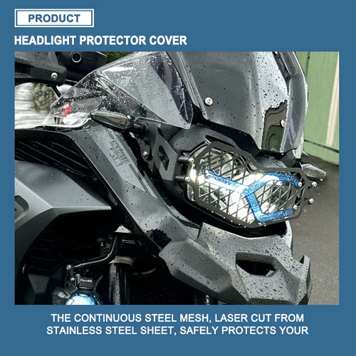 Imagen 2 del producto Para BMW F750GS F850GS F 850 GS F750 GS 2018-2023 2022 Protector de faros de motocicleta cubierta protectora de rejilla de luces delanteras
