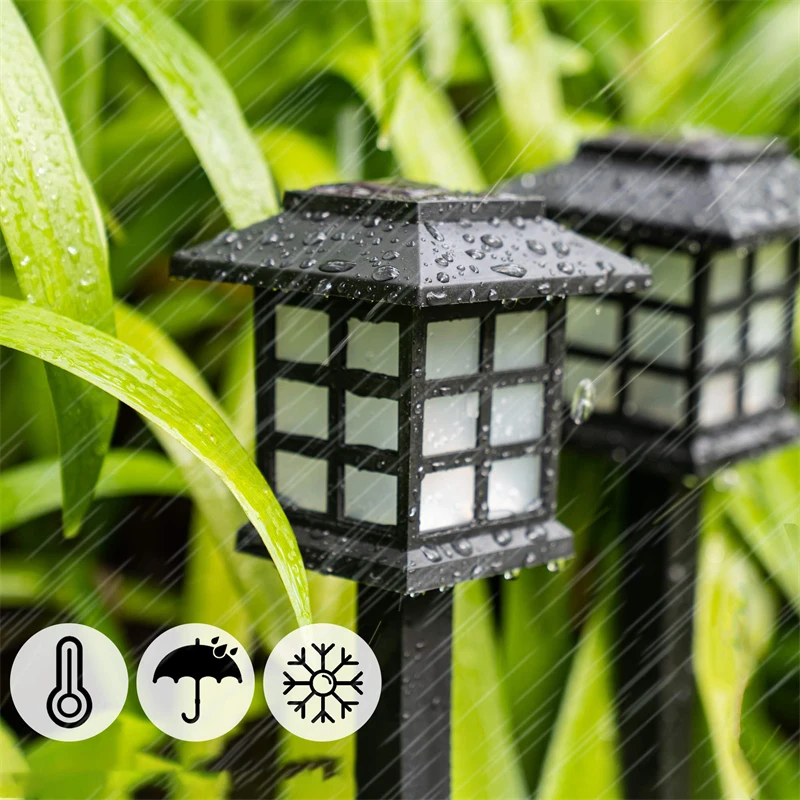 10PCS LED Solar Pathway Lights Outdoor Lawn Lamp Solar Lamp Decoration for Landscape/Patio/Garden/Yard/Driveway/Walkway Lighting