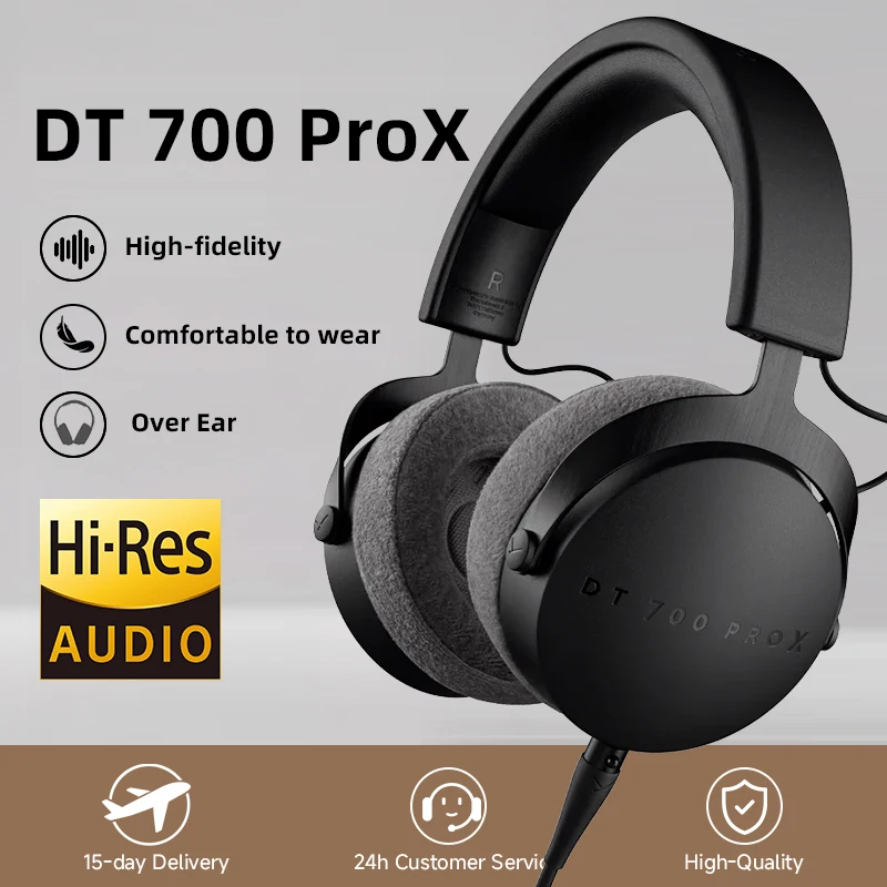 beyerdynamic DT 700 PRO X Over-ear Monitoring Studio Closed-back Professional HiFi Headphones for Recording