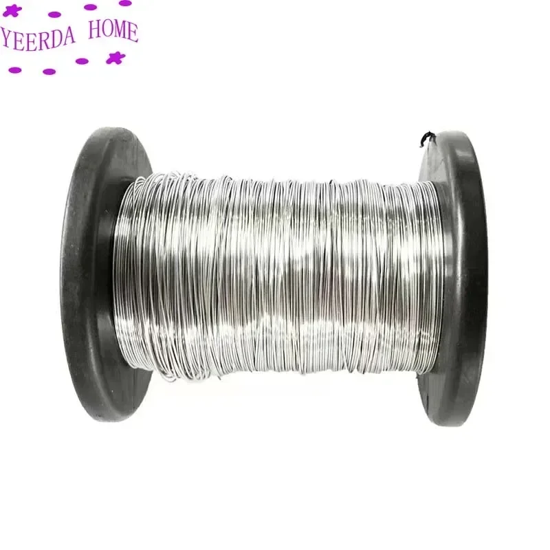 

100m Length 304 316 Stainless Steel Strand Medium Hard fine Wire Soft Single Wire 0.1~0.8mm Custom and wholesale