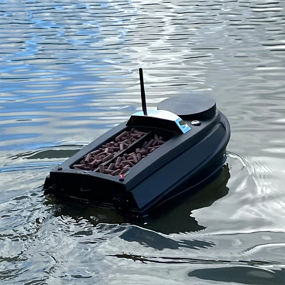LOKEEVAN V030 RC Karpfen Angeln Köder Boot GPS, Große Größe 9 Angeln Boden 12 V High-Speed GPS Fishfinder Trawling Nest Köder Boot – Detail 15