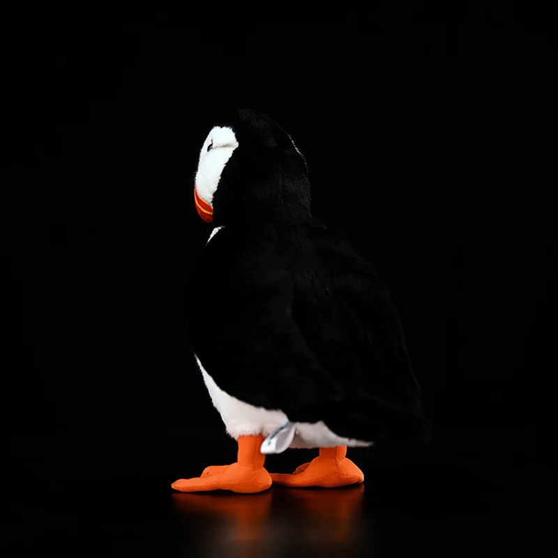 Soft Atlantic Puffin Plush Toy Cute Puffin Plushie Lifelike Stuffed Fratercula arctica Animals Simulation Doll Gift For Kids