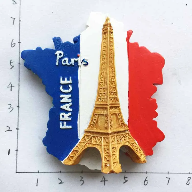 Paris Frankreich Tourist Souvenir Kühlschrankmagnete Eiffelturm Französische magnetische Aufkleber Annecy Dekoration auf dem Kühlschrank Reisegeschenke – Detail 31