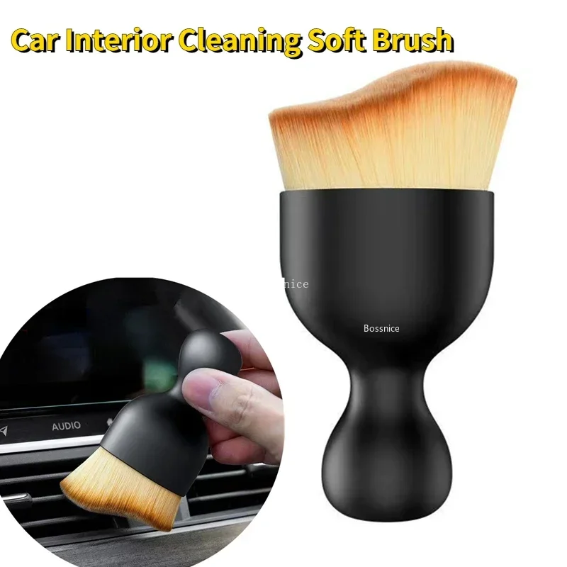 1/2Pcs Car Air Conditioner Outlet Cleaning Brush – Interior Crevice Dust Removal Tool for Auto Detailing